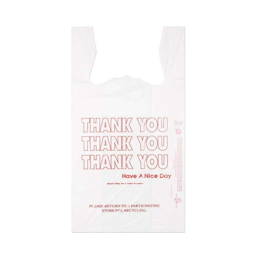 JSS Thank You Bags (T-Shirt Bags) 1000 Case (1367-2099)