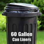 JanWise clear garbage can liners 38x58 bulk case