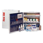 First Aid Only, ANSI 2015 Class A+ Type I and II, Industrial First Aid Kit 100 People, 676 Pieces, Metal Case - Janitorial Superstore