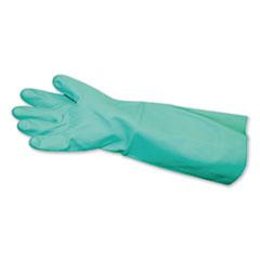Long Sleeve Green Gloves Large