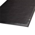 Clean Step Outdoor Rubber Scraper Mat, Polypropylene, 3x5, Black