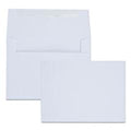 Greeting Card/Invitation Envelope, A-6, Square Flap, Gummed Closure, 4.75 x 6.5, White, 100/Box