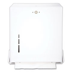 San Jamar SJMT1905WH True Fold Metal Front Cabinet Towel Dispenser