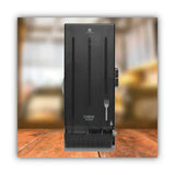 SmartStock Dining Utensil Dispenser, Holds 120 Forks, 10 x 8.78 x 24.75, Translucent Black