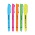 UNIVERSAL OFFICE PRODUCTS Pocket Highlighters, Chisel Tip, Assorted Colors, Dozen