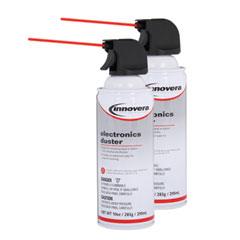 Compressed Air Duster Cleaner, 10 oz Can, 2/Pack (IVR10012) - Janitorial Superstore