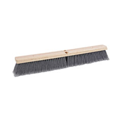 Gray Polypropylene Floor Push Broom