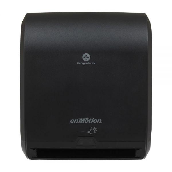 EnMotion® Paper Towel Dispenser 15.063X10.063X18.125 IN Wall Mount Black Touchless Automatic(#59462A) - Janitorial Superstore