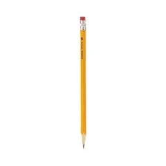 #2 Woodcase Pencil, HB (#2), Black Lead, Yellow Barrel, Dozen (UNV55400)