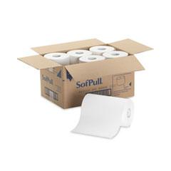 Hardwound Paper Towel Roll, Nonperforated, 1-Ply, 9" x 400 ft, White, 6 Rolls/Carton 26610
