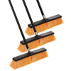 Alpine Heavy Duty 18'' Push Broom for Floor Cleaning Stiff Bristle Brush - Janitorial Superstore