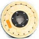 Malish Clean Grit™ General Purpose Scrub Brush w/Univ Clutch Plate, Blue