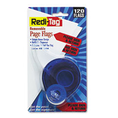 Arrow Message Page Flags in Dispenser, "Please Sign and Return", Red, 120 Flags/Dispenser