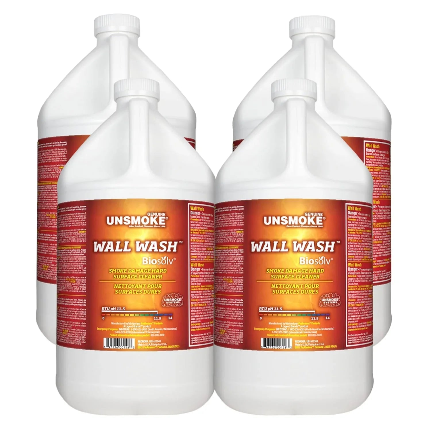 Unsmoke Wall Wash with Biosolv