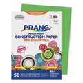 SunWorks Construction Paper, 50 lb Text Weight, 9 x 12, Bright Green, 50/Pack (pac9603)