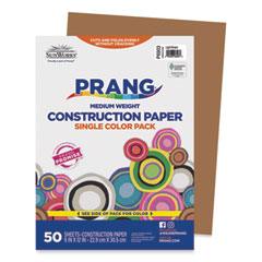 Construction Paper, 50 lb Text Weight, 9 x 12, Light Brown, 50/Pack (6703) - Janitorial Superstore