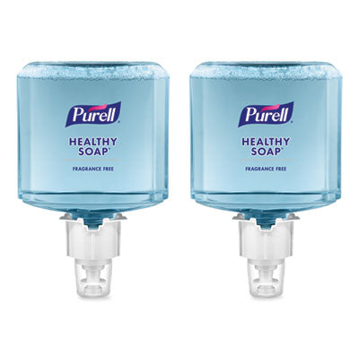 Purell HEALTHY SOAP Gentle and Free Foam Refill, For ES4 Dispensers, Fragrance-Free, 1,200 mL, 2/Carton (GOJ507202)