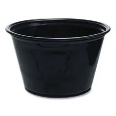 Dart® Conex Complements Portion/Medicine Cups, 4 oz, Black, 2500/Carton - Janitorial Superstore