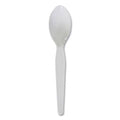 Boardwalk Heavyweight Polystyrene Cutlery, Teaspoon, White, 1000/Carton