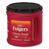 Folgers Coffee, Classic Roast, Ground, 25.9 oz Canister, 6/Carton