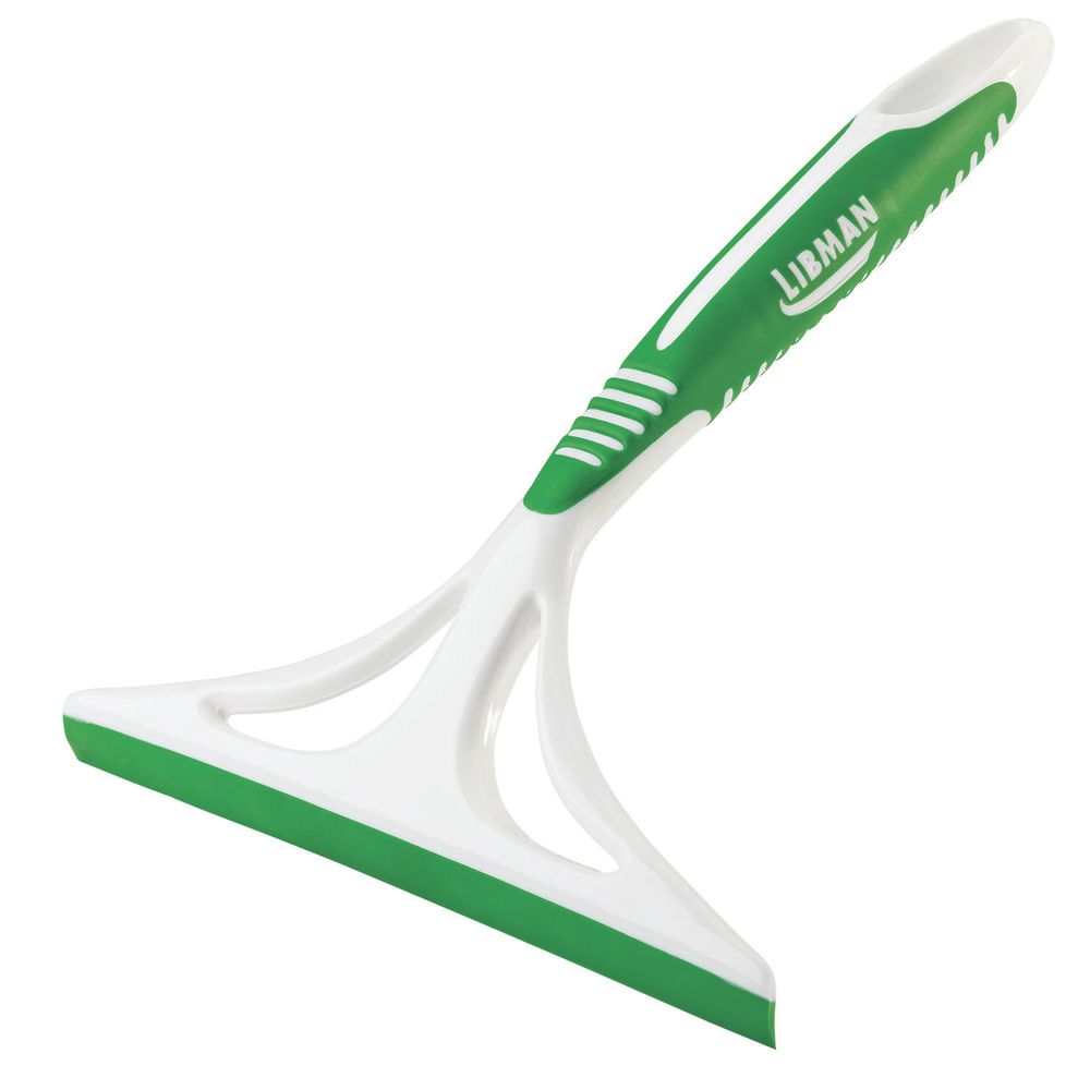 Libman White / Green Plastic Window Squeegee - 8L — Janitorial Superstore