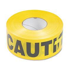 "Caution" Tape, 3" x 1000 - Janitorial Superstore
