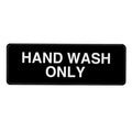 ALPINE INDUSTRIES HAND WASH ONLY SIGN, 3X9 - Janitorial Superstore