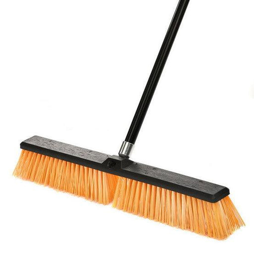 Alpine Industries 460-24-3-3 24" Rough-Surface Push Broom, - Janitorial Superstore
