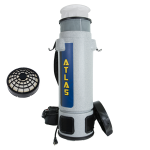 EDIC Atlas 6QT Backpack Vacuum W/Standard Tool Kit, 600TV