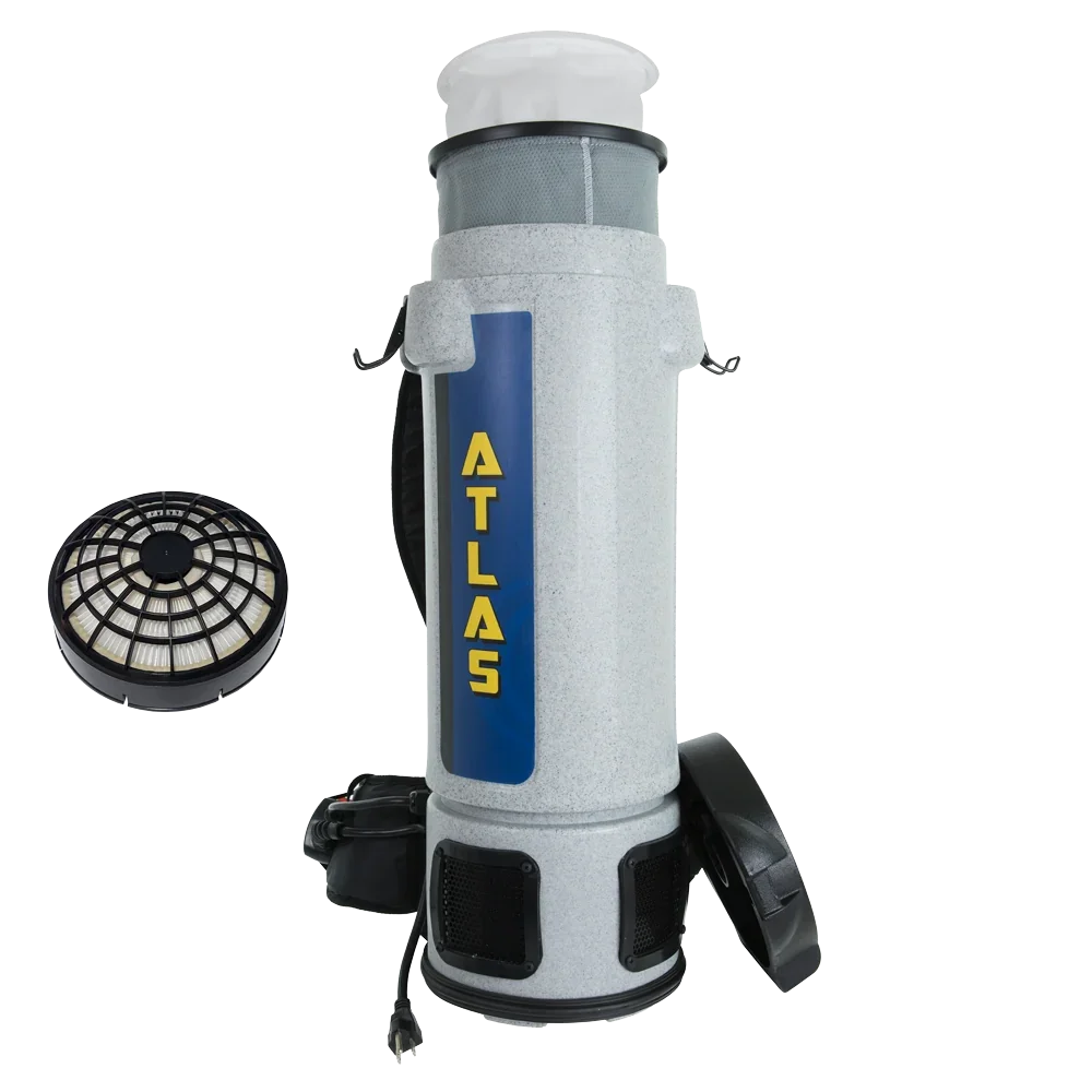 EDIC Atlas 6QT Backpack Vacuum W/Standard Tool Kit, 600TV