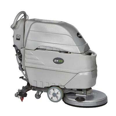 Front view of ONYX DX20 20" battery autoscrubber