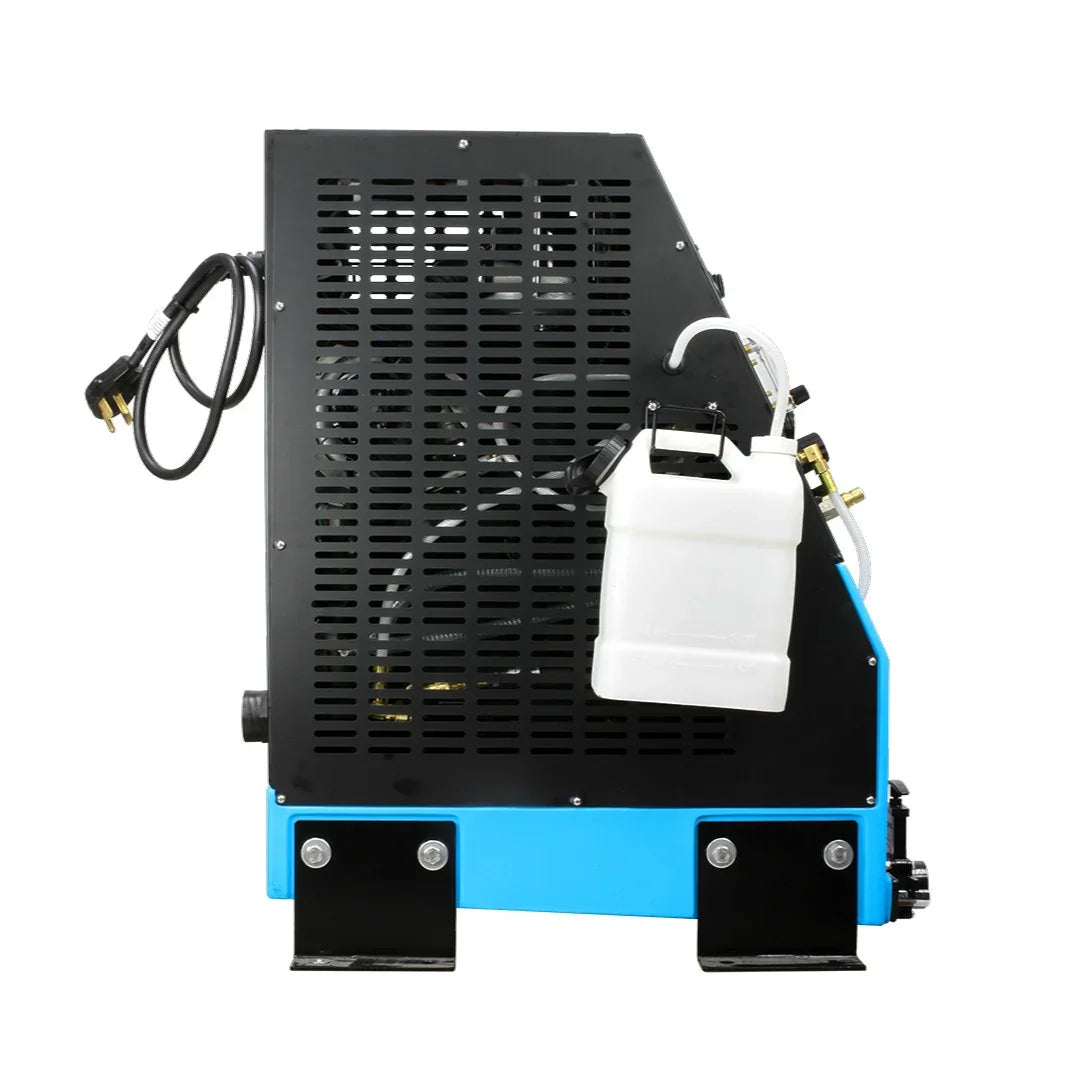 Control panel and 1,200 PSI pump of ETM-LX-PLUS truckmount extractor