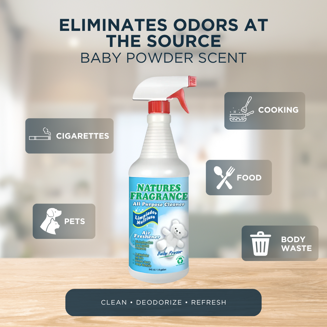 Natures Fragrance All Purpose Cleaner, Baby Powder Scent