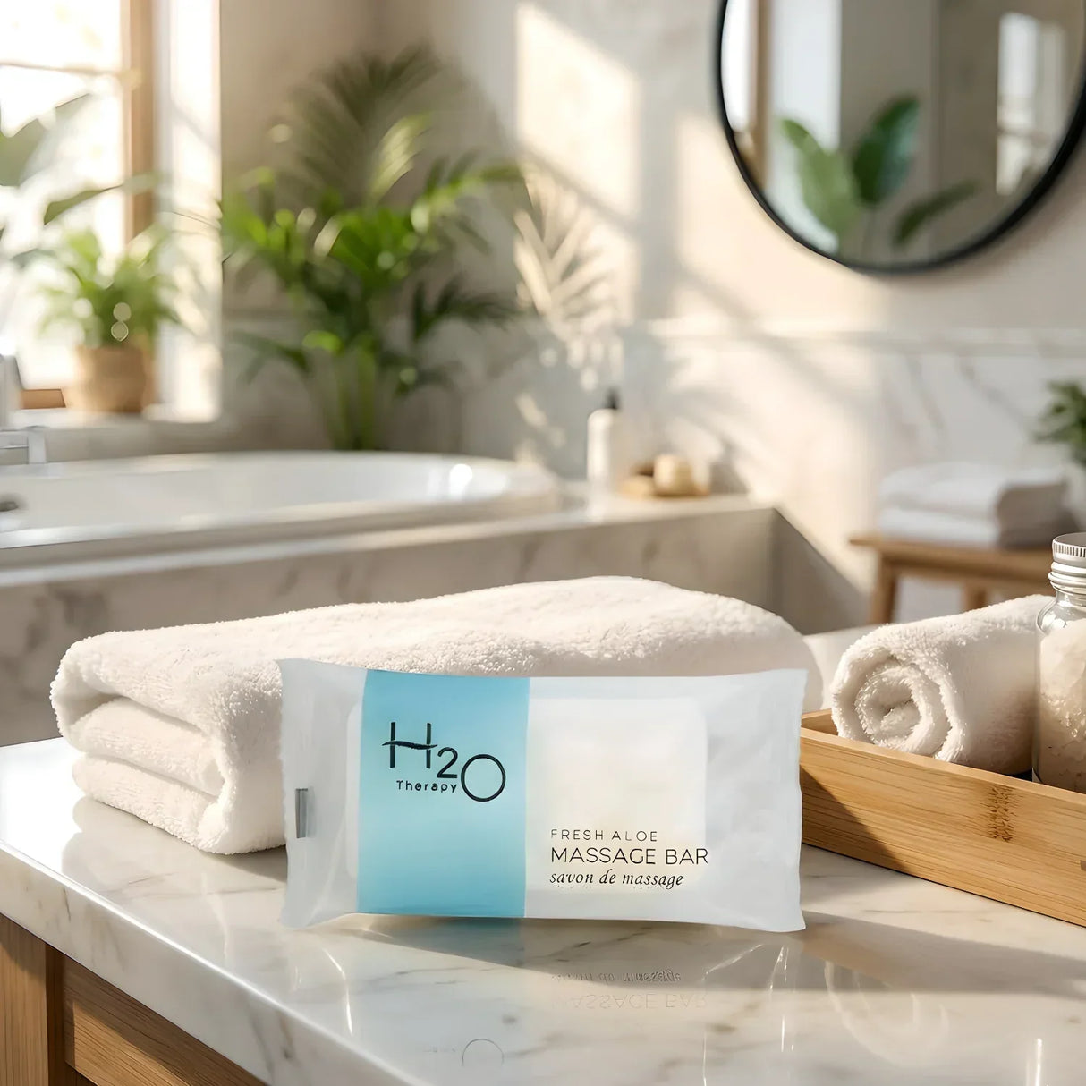 H2O Therapy Massage Soap Bar 30g Sachet, 400 Case (H2O20-MB150) - Janitorial Superstore