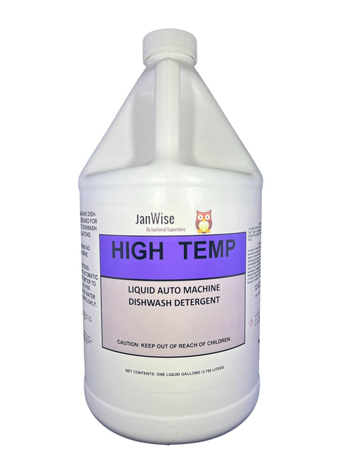 High Temp Liquid Auto Machine Detergent Gallon - Janitorial Superstore