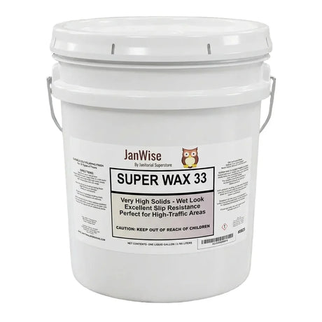 JanWise Super Wax 33, 5 Gallon Bucket
