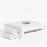 JanWise 30x36 white trash bags .75 mil 200 case