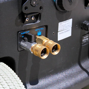 Portable heated carpet extractor with dual vacuum motors