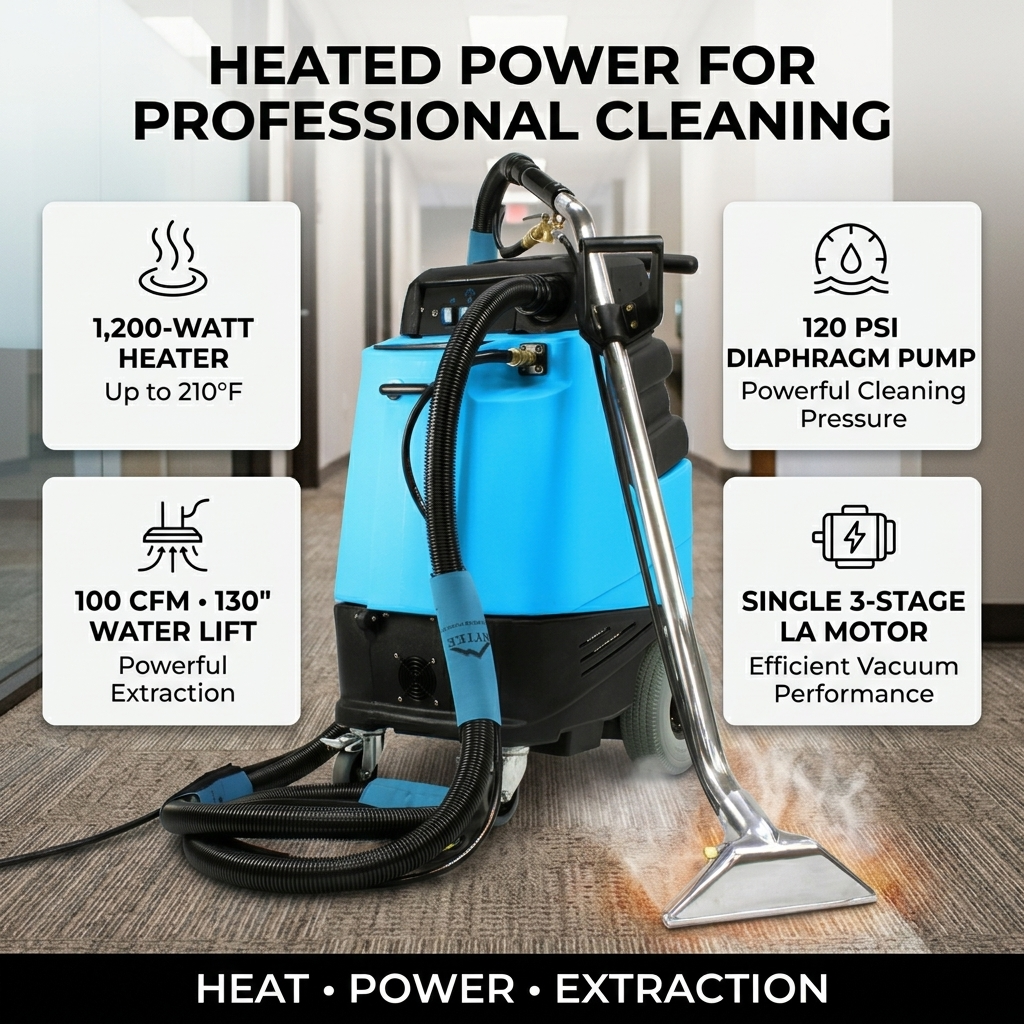 Mytee 2002CS Contractor's Special Heated Corded Carpet Extractor
