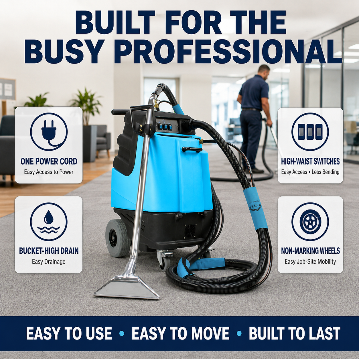 Mytee 2002CS Contractor's Special Heated Corded Carpet Extractor