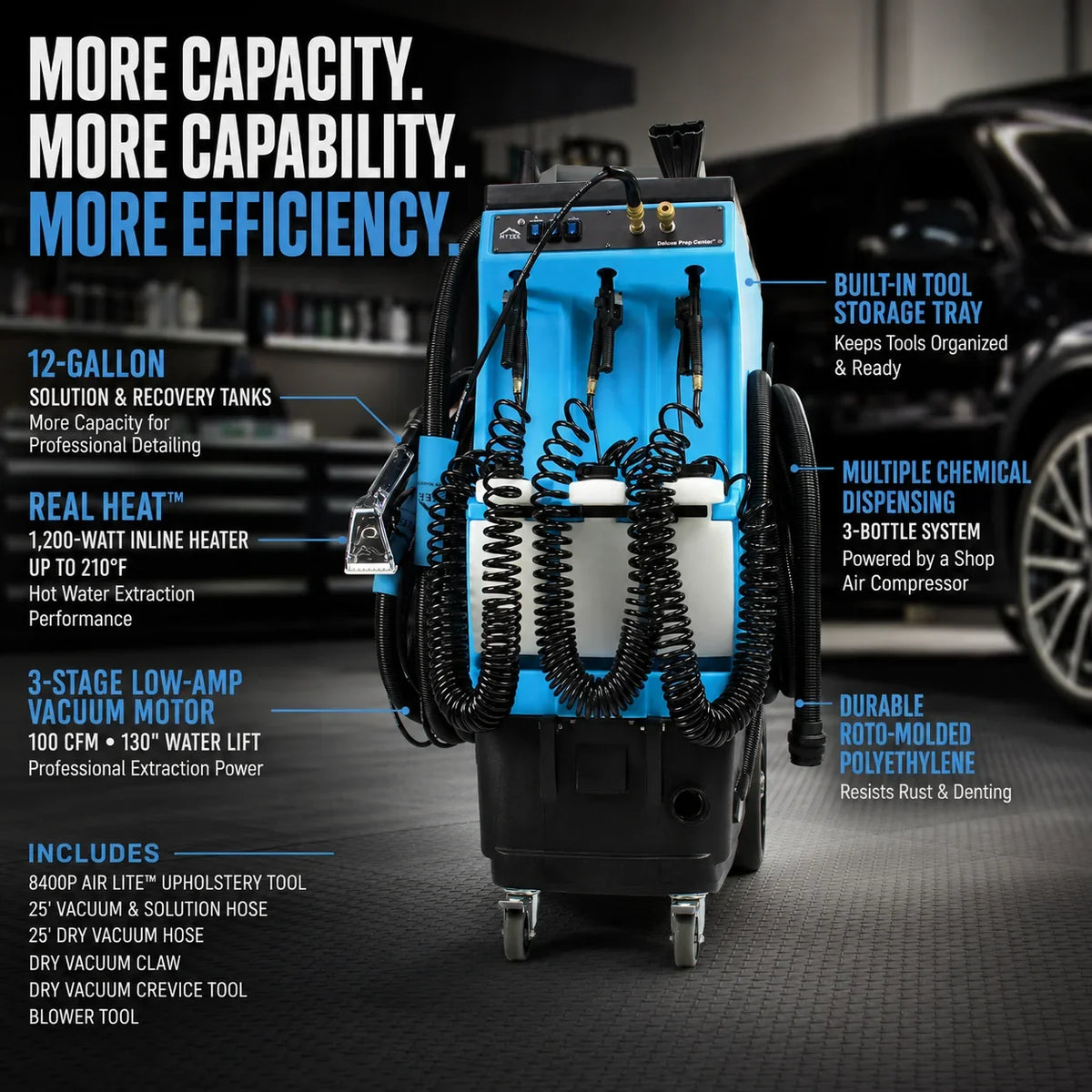 Mytee 80-120 Prep Center S All-in-One Detail Machine