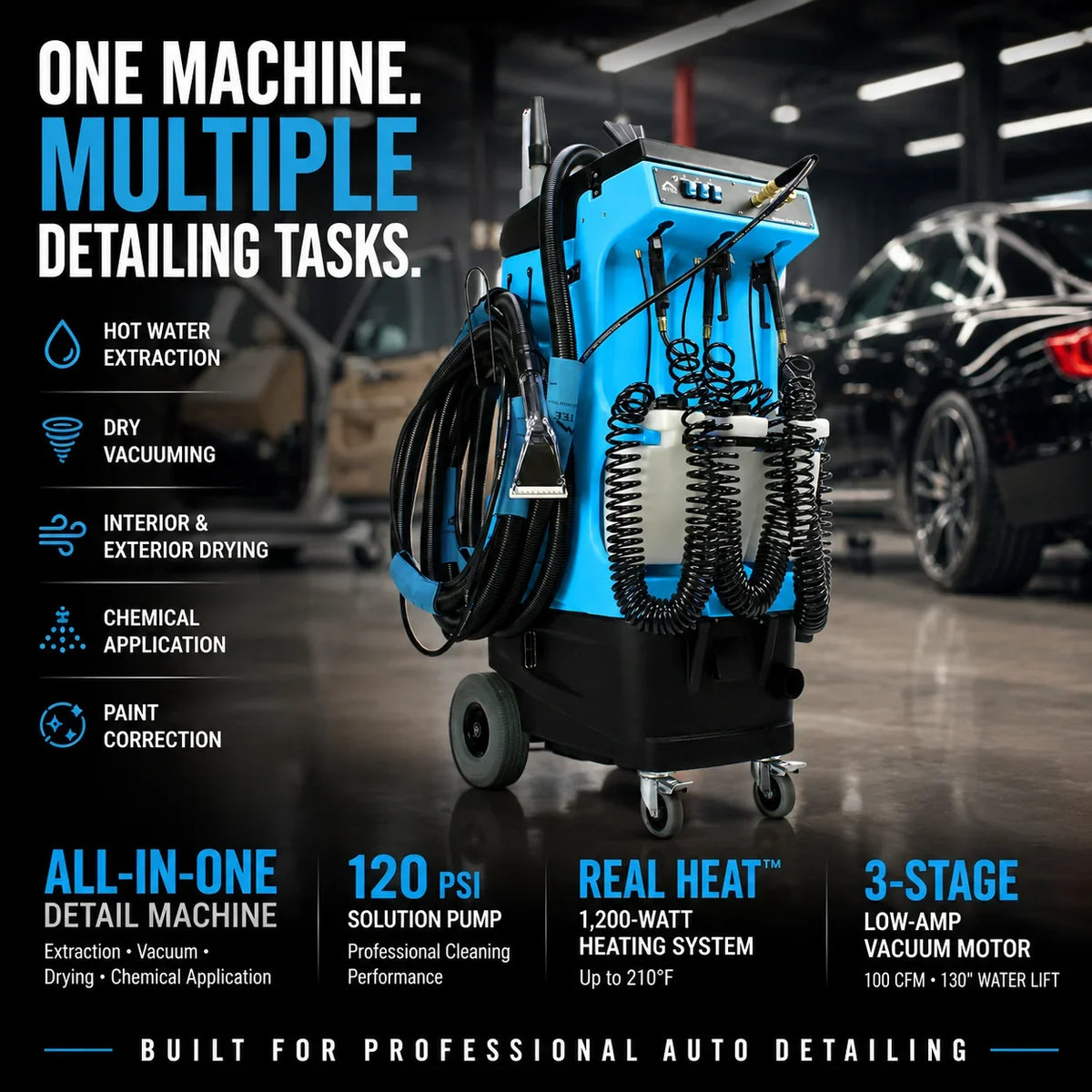 Mytee 80-120 Prep Center S All-in-One Detail Machine