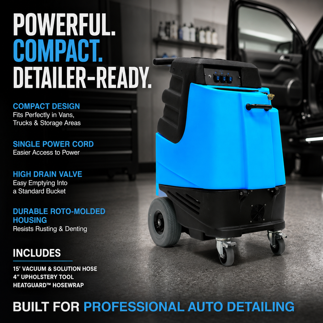 Mytee HP120 Grand Prix Automotive Heated Detail Extractor