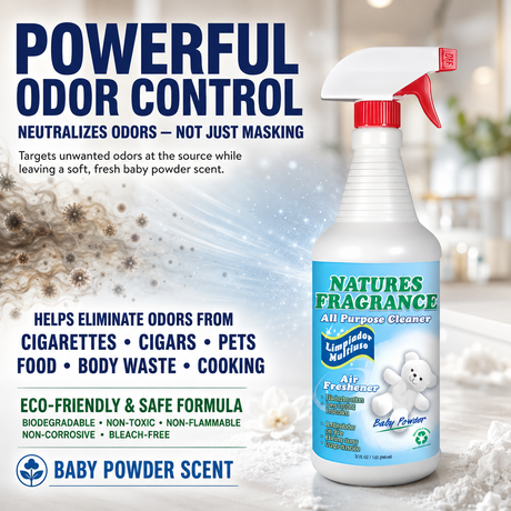 Natures Fragrance All Purpose Cleaner, Baby Powder Scent