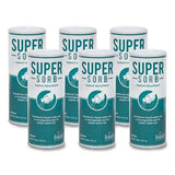 Super-Sorb Liquid Spill Absorbent, Powder, Lemon-Scent, 12 oz. Shaker Can