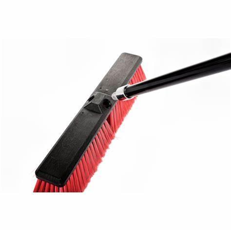 Alpine Industries ALP460-18-2 Smooth Surface Push Broom 18" Hanger Tip