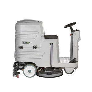 ONYX RX20 floor scrubber operator seat view industrial cleaning equipment
