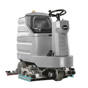 ONYX RX30C ride-on cylindrical autoscrubber front view