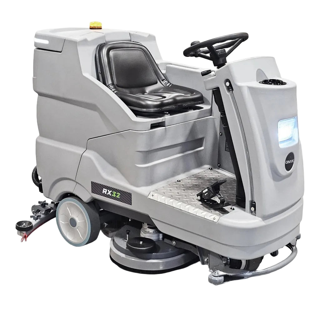 industrial ride-on scrubber operator controls RX32