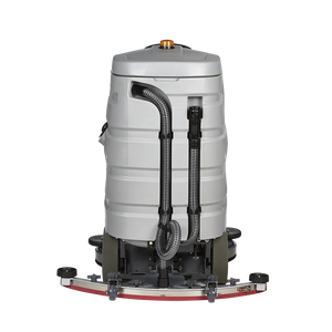 30 inch ride-on floor scrubber cleaning warehouse floor